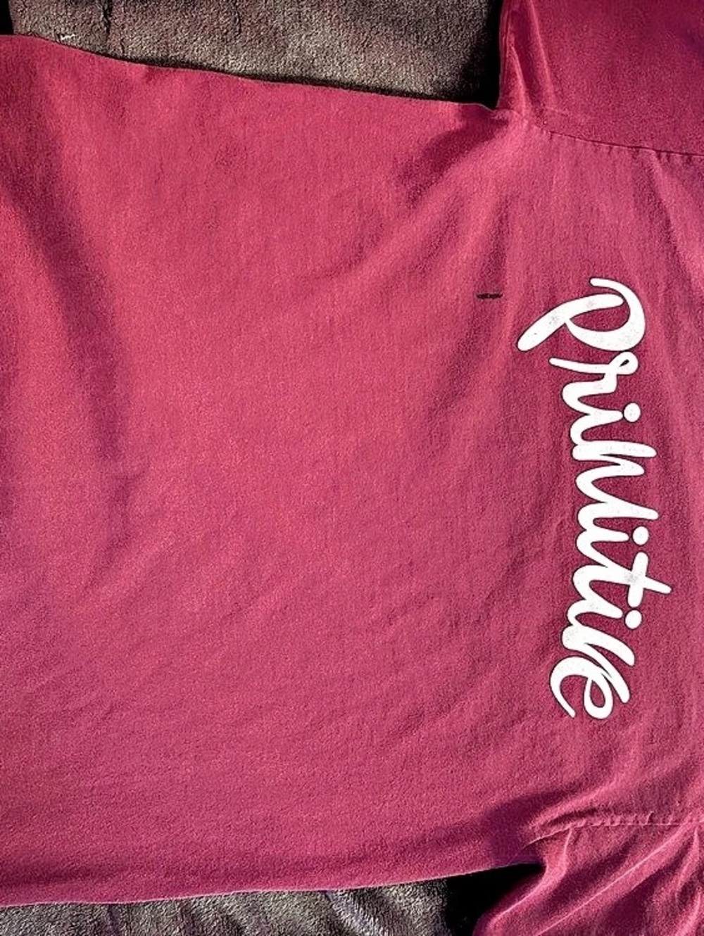 Primitive Graphic Short Sleeve Tee in Pink Size Medium